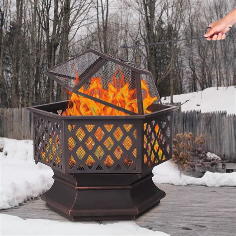 metal box fire pit|outdoor fire pit for sale.